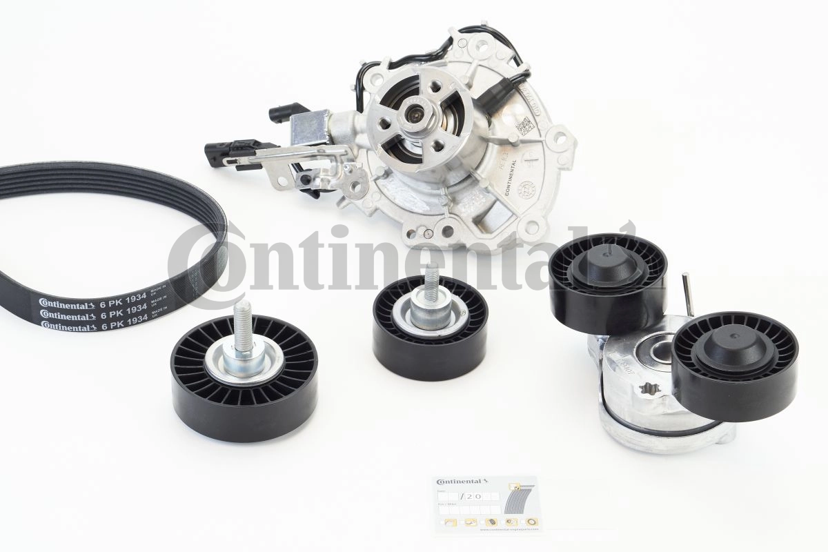 Water Pump + V-ribbed Belt Kit